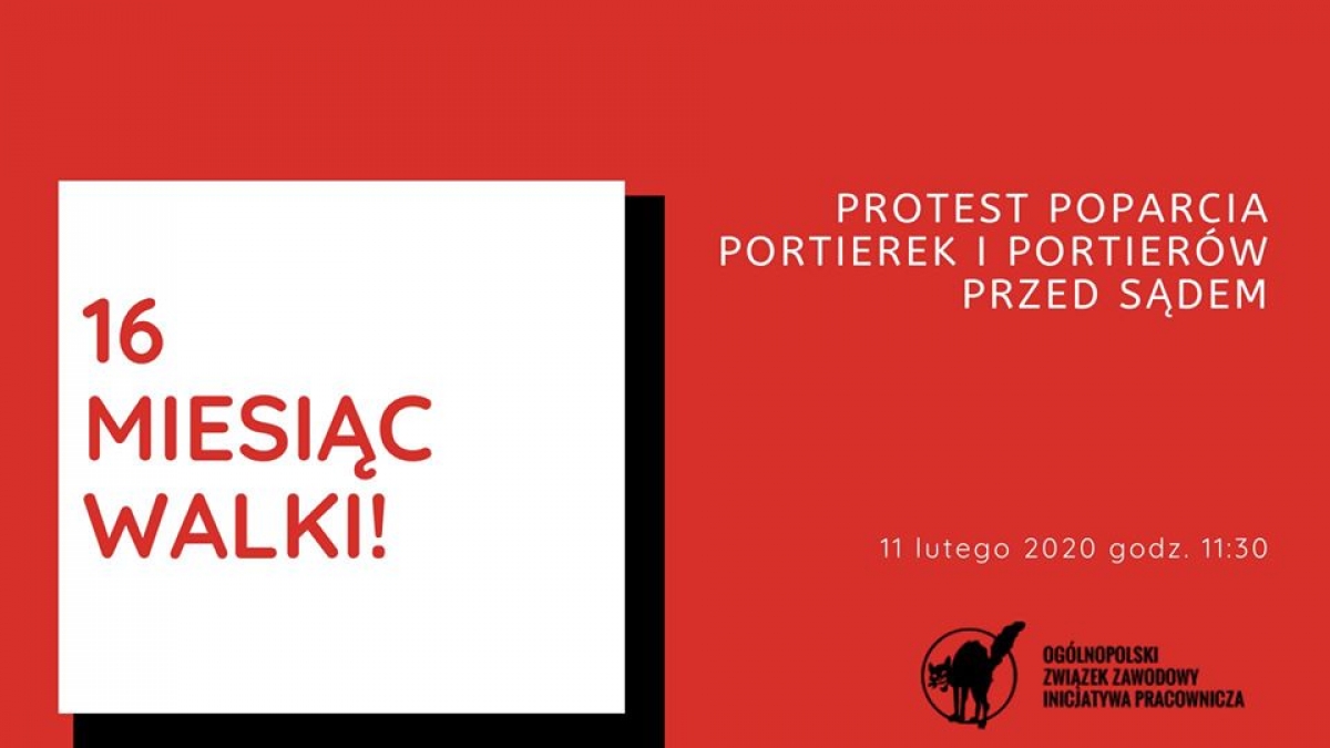 16 miesięcy walki poznańskich portierek i portierów o zaległe wynagrodzenie