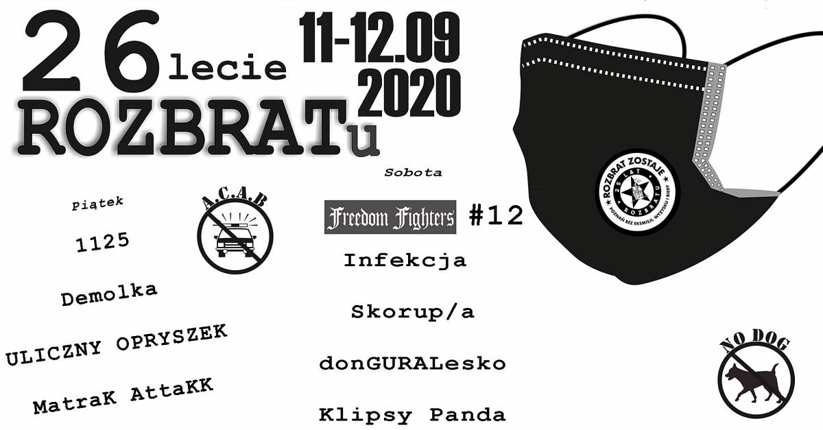 Mija już 26 rok działalności Kolektywu Rozbrat!