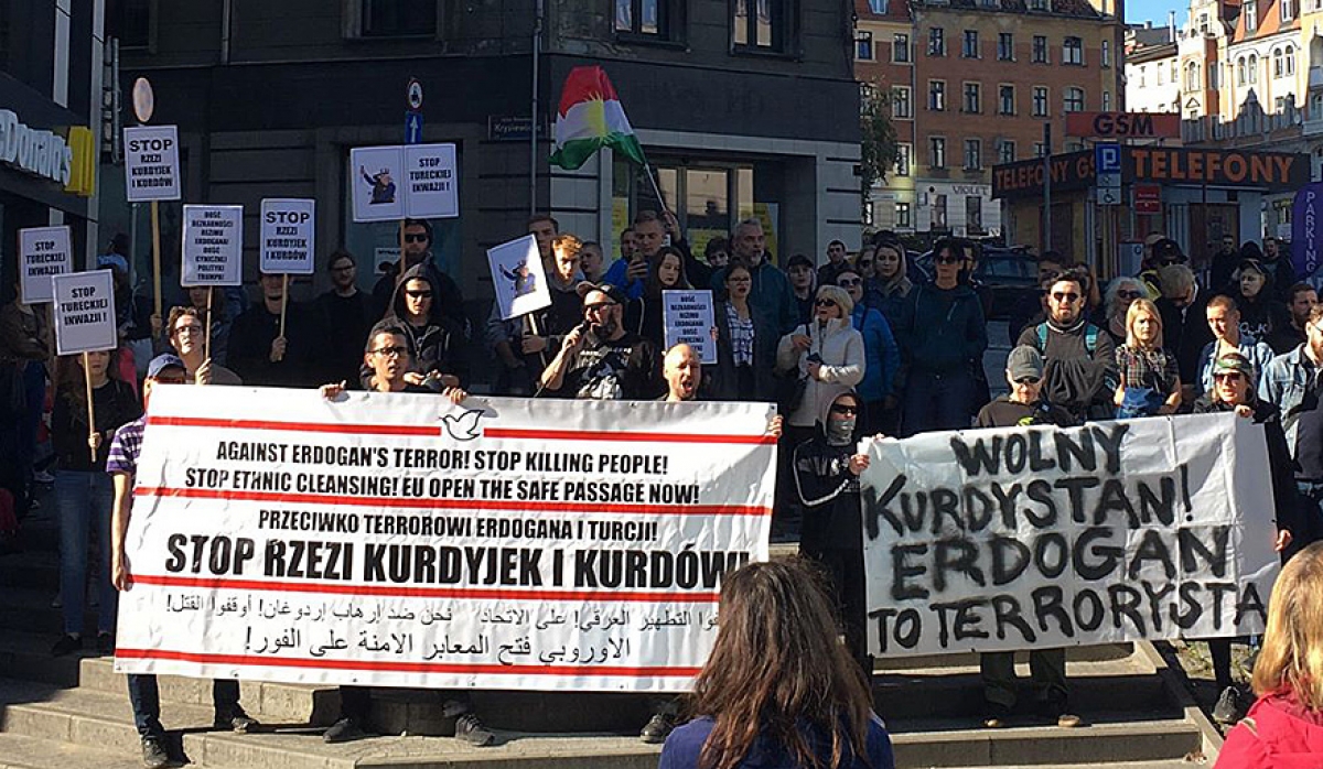 Pikieta solidarnościowa - Stop tureckiej inwazji! - relacja