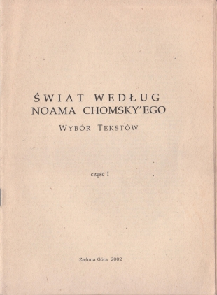 Świat według Noama Chomskiego