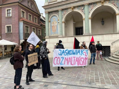 Inauguracja w cieniu protestu lokatorek i lokator&oacute;w osiedla Maltańskiego