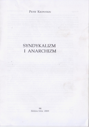 Syndykalizm i anarchizm