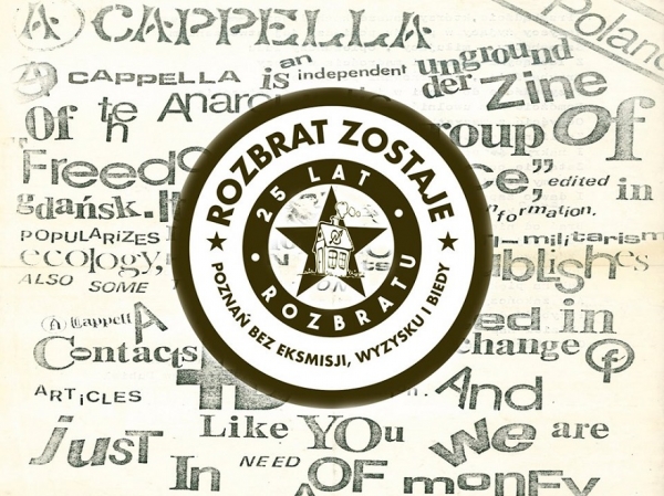 Poznań bez eksmisji, wyzysku i biedy! 25 lat Rozbratu &ndash; wystawa/info punkt w Galerii Arsenał