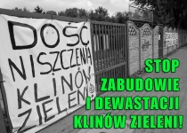 Stop nielegalnej dewastacji zachodniego klina zieleni