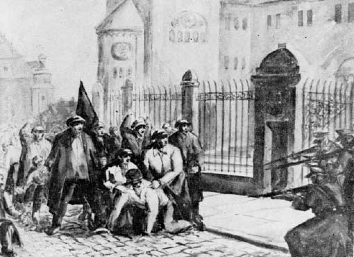 Masakra demonstracji kolejarzy w Poznaniu - 26 kwietnia 1920 r.