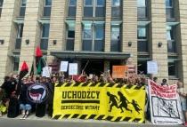 Pikieta solidarnościowa z „piątką z Hajnówki”