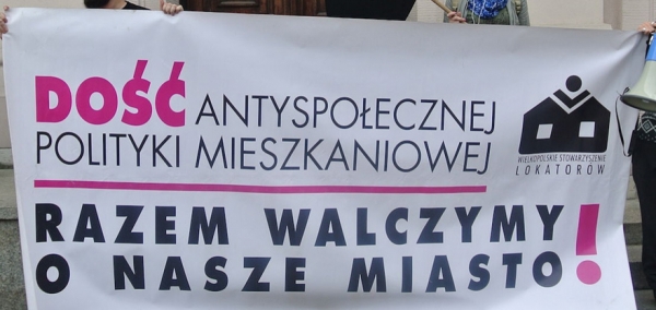 WSL: zatrzymać eksmisje, zamrozić czynsze, wesprzeć bezdomnych