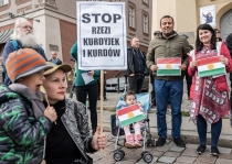 &bdquo;Precz z tyranem Erdoganem&rdquo; - relacja z pikiety solidarnościowej