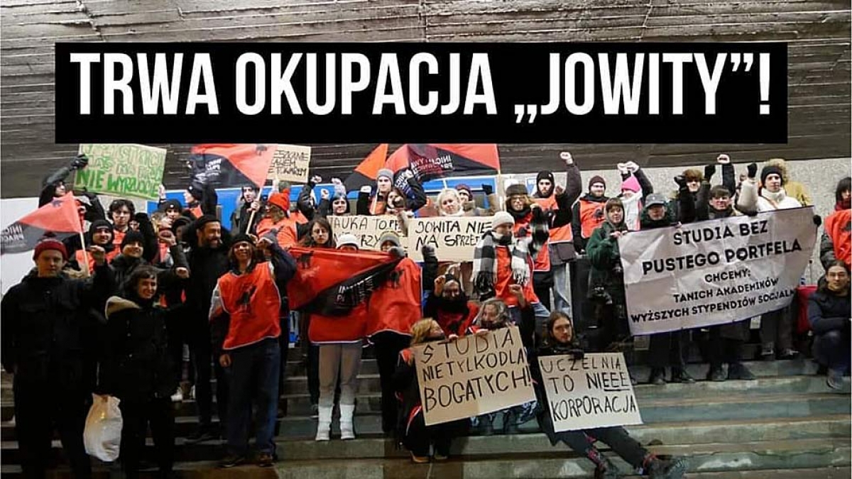 Trwa okupacja &quot;Jowity&quot;