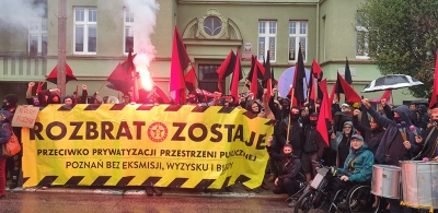 KOMORNIK&Oacute;W POGONIMY, ROZBRAT RAZEM OBRONIMY! - relacja z demonstracji