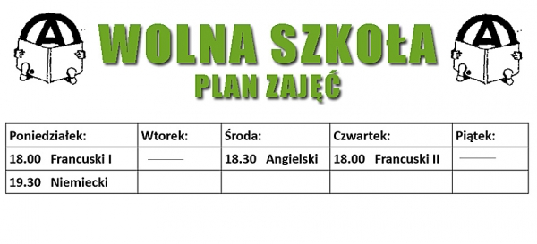 ROZPOCZYNAMY NAB&Oacute;R WOLNEJ SZKOŁY NA ROZBRACIE