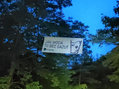 Jak woda to bez gazu &ndash; protest